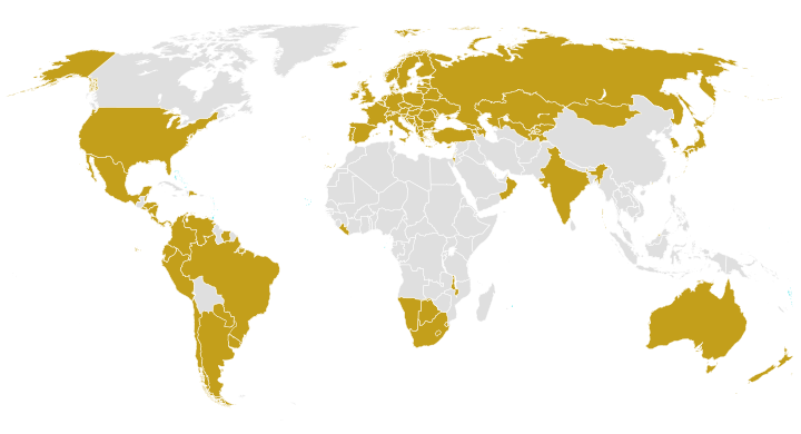 Apostilla de la Haya - Países Miembros